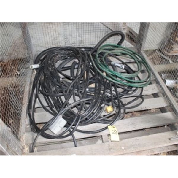CORDS, HOSES ON PALLET, CRATE
