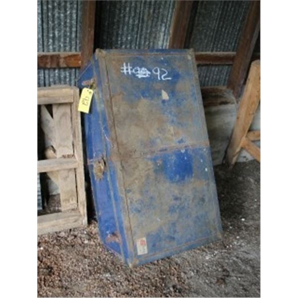 OLD METAL TRUNK