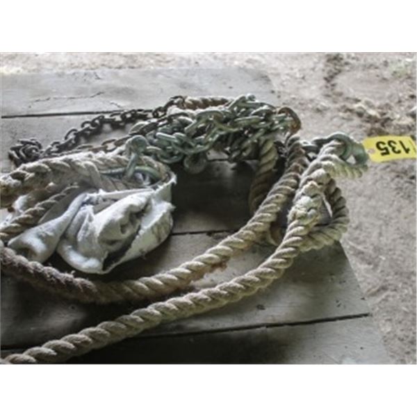 CHAIN END TOW ROPE