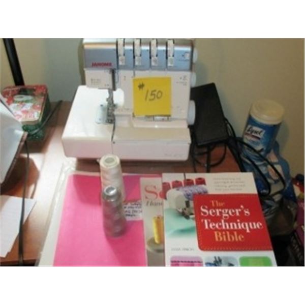 JANOME SERGER (AS NEW)