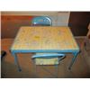 Image 2 : KIDS FOLDING TABLE & 2 FOLDING CHAIRS (VINTAGE)