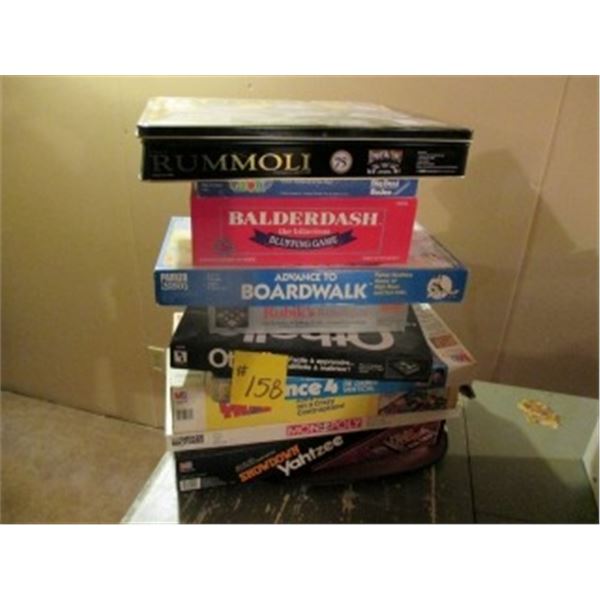 QTY OF VARIOUS BOARD GAMES
