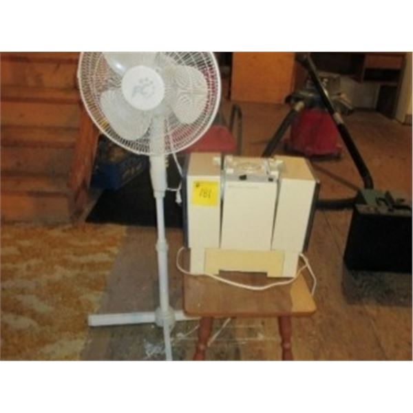 BIONAIRE HUMIDIFIER, CIRCULATING FAN