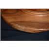Image 8 : 8' KOA TABLE W/ROUND PEDESTAL BASES (SERIAL #0073) & 7' KOA BENCHES (SERIAL #0072 & #0069) BY KING &