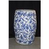 Image 1 : BLUE & WHITE GARDEN STOOL