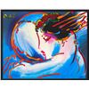 Image 2 : Peter Max- Original Mixed Media "Angel Profile"