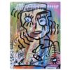 Image 1 : Paul Kostabi, "Too Much Freedom" Hand Signed Original Painting with Letter of Authenticity.
