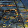 Image 2 : Vadik Suljakov, "Lamp Post in the Mist" Original Oil Painting on Canvas, Hand Signed with Letter of 