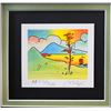 Image 2 : Peter Max- Original Lithograph "Tree with Sailboat (Mini Series)"