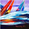 Image 2 : Natalia Sinkovsky, Hand Signed Original Acrylic Painting on Canvas with Letter Authenticity.
