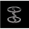 Image 2 : 0.89 ctw Diamond Ring - 14KT White Gold