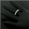 Image 5 : NEW 14K White Gold 1.25 ctw Prong Large Round Brilliant Diamond Wedding Band Rin