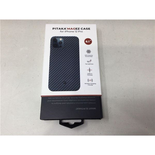 Pitaka Magez 6.1'' IPhone 12 Pro Blue Aramid Fiber Phone Case