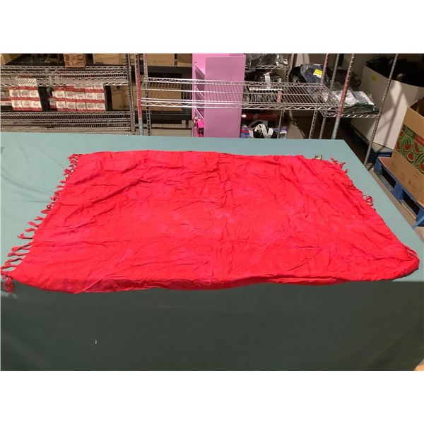 Fringed Sarong-Red (O/S)