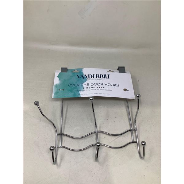 NEW Vanderbilt Over The Door Hooks, 6 hooks