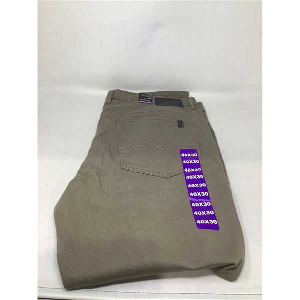 David Bitton Slim Straight Stretch Pants (40 x 30)