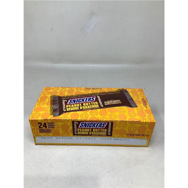 Snickers Creamy Peanut Butter Bars 24-38G PKGS (912G)