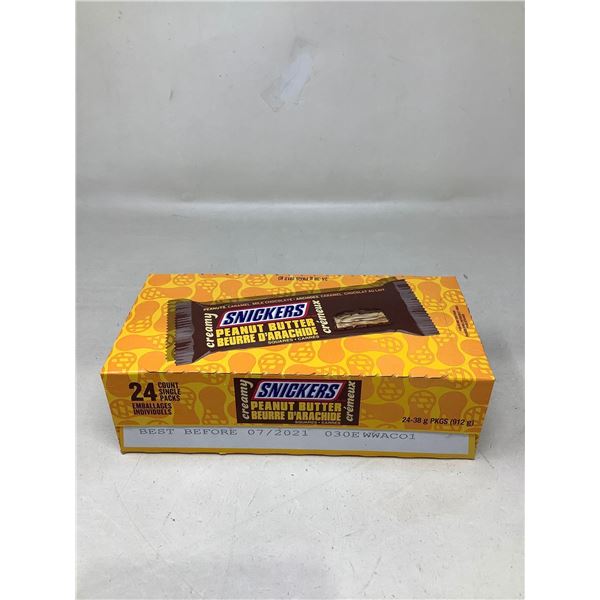 Snickers Creamy Peanut Butter Bars 24-38G PKGS (912G)