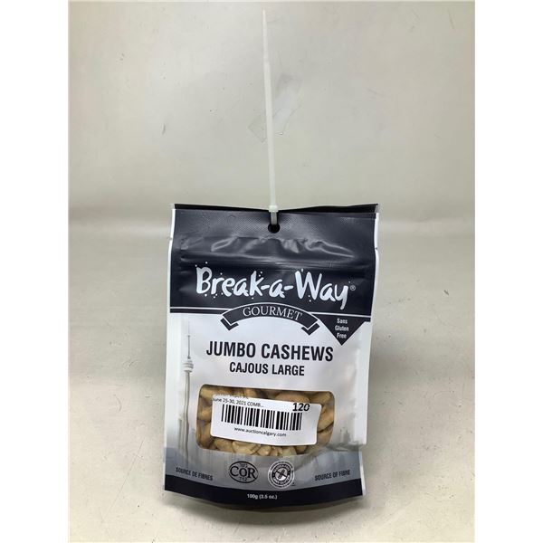 Break a Way Jumbo Cashews (6 X 100G)