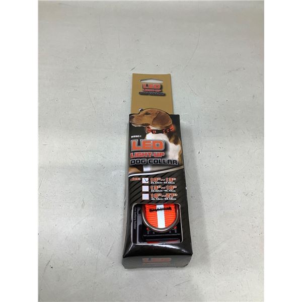 NEW LED light up dog collar 10-13 inch