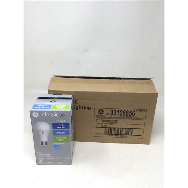 GE Classic LED Tri-Light Daylight (replaces 30-70-100w) 3pks