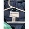 Image 2 : Girls Aqua Puffer Coat size 8