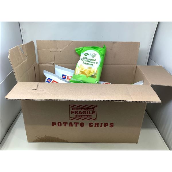 Case Of Assorted Circle K Potato Chips Lot Of 8