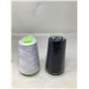 Image 1 : NEW Black And White Sewing Thread Lot Of 2