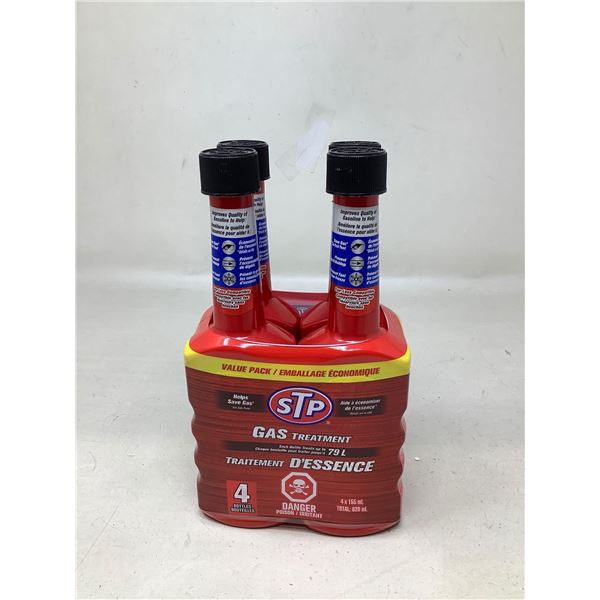 NEW STP Gas Treatment Each Bottle Treats Up To 79L (4 X 155ML)