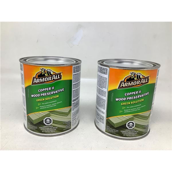 NEW Armor All Copper II Wood Preservative Green Solution (2 X 946ML)