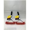 Image 1 : NEW Char-Broil Safer Red Nylon Bristles 360 Grill Brush Lot Of 2