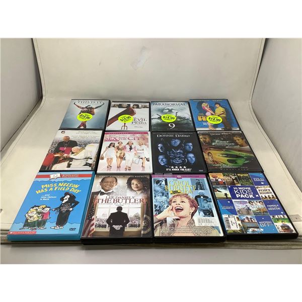 Lot Of 12 Assorted Movies
