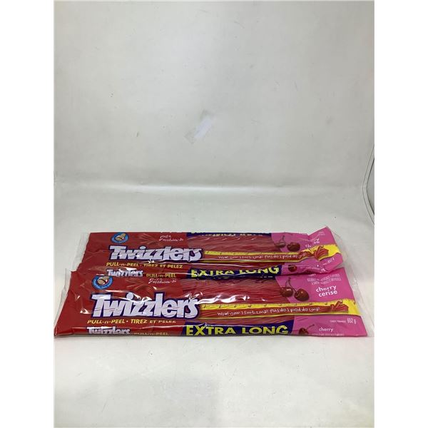 Twizzlers Extra Long Cherry Flavored Pull n Peel Candy (2 X 652G)
