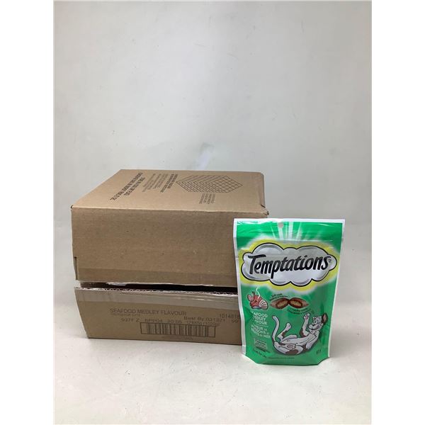 Whiskas Temptations Seafood Medley Flavor (12 X 85G)