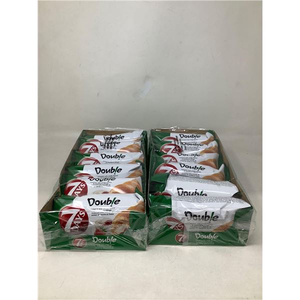 7 Days Double Croissant W/ Vanilla Flavour & Strawberry Filling Lot Of 2