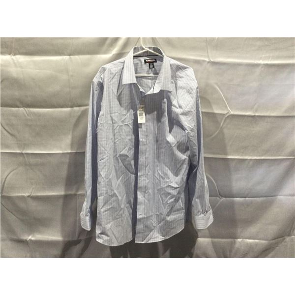 Kirkland Mens Button Up Dress Shirt Size XL