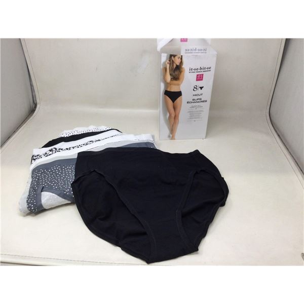 ItSiBitSi Pack of 8 ladies hicut briefs M