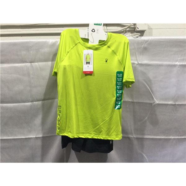 NEW boys Spyder light weight 30SPF Swim Shirt XL