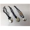 Image 1 : Lot of 3 hand crafted shell and bead necklaces