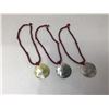 Image 1 : Lot of 3 hand crafted shell and bead necklaces