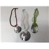 Image 1 : Lot of 3 hand crafted shell and bead necklaces