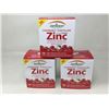 Image 1 : Lot of 3 x 110 count Jamieson Zinc lozenges cherry