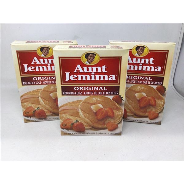 Aunt Jemima original pancake mix lot of 3 x 905g