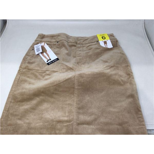 NEW SC & CP Courdoroy Skirt size 6