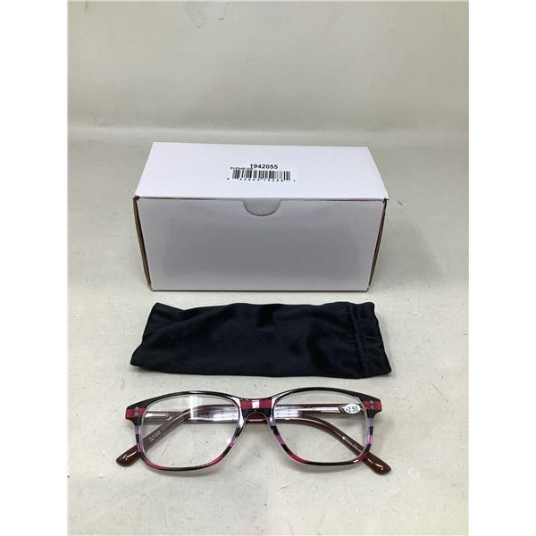 Saveyewear 2.25 power blue reading/computer glasses