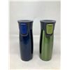 Image 1 : Lot of 2 Contigo autoseal coffee mugs stainless steel