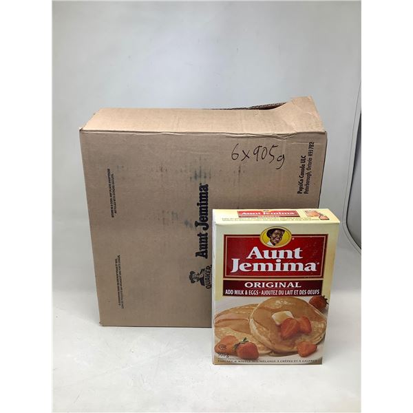 Case lot of Aunt Jemima 6 x 905g Pancake Mix