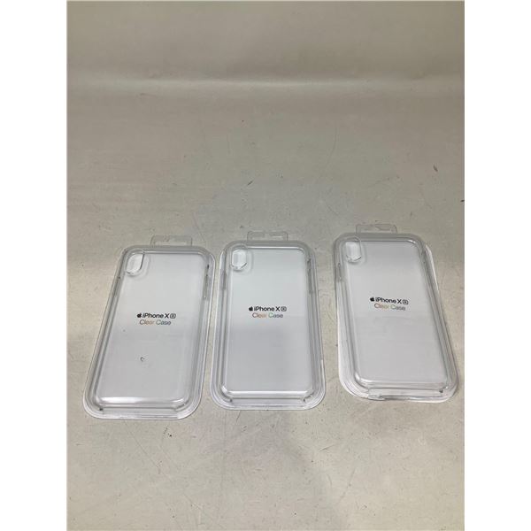 Lot of 3 NEW Iphone X Clear cases