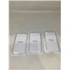 Image 1 : Lot of 3 NEW Iphone X Clear cases