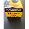 Image 2 : Full Box of 50 rounds Dominion .38 Special 158Gr